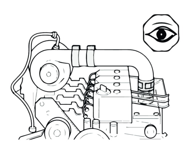 Verificați conductele de ulei